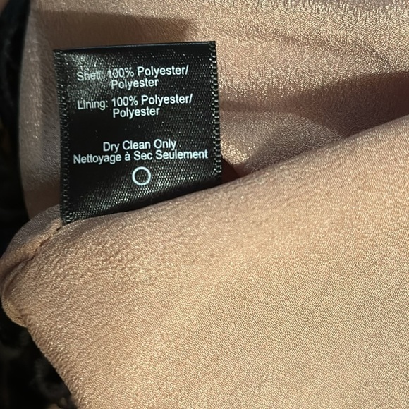 Dress The Population One Sleeve Black And Tan Lace Formal Dress EE - Picture 4 of 4